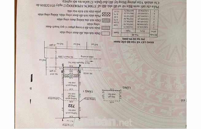 Bán nhà đúc lửng hẻm 6m đường Tân Chánh Hiệp 7 Quận 12