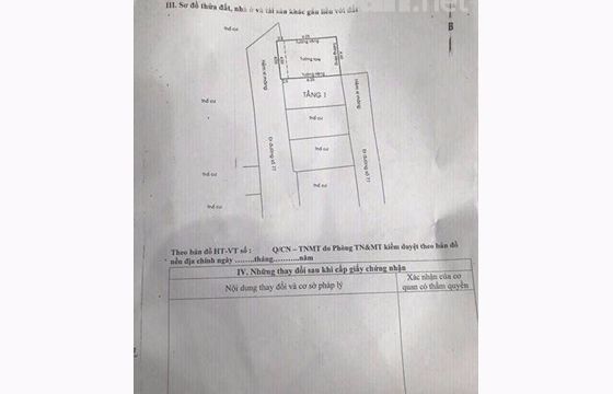 Chính chủ cần bán gấp căn nhà  đẹp hẻm 4m ngay st lottemart cách đường chính 30m