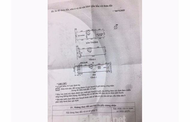 Chính chủ cần bán gấp căn nhà đúc 2 lầu kiên cố Phường 15 quận Tân Bình